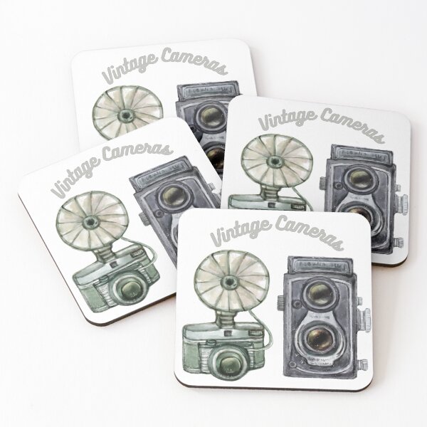 Item preview, Vintage Cameras Retro Photography Design designed and sold by BrutaEstampa.