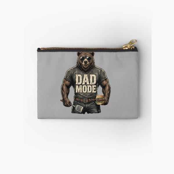 Item preview, Dad Mode Bear | Funny BBQ Grill Father’s Day Bear Burger PNG | Retro Vintage Dad Life Grill Master Design designed and sold by Hnd-Design.