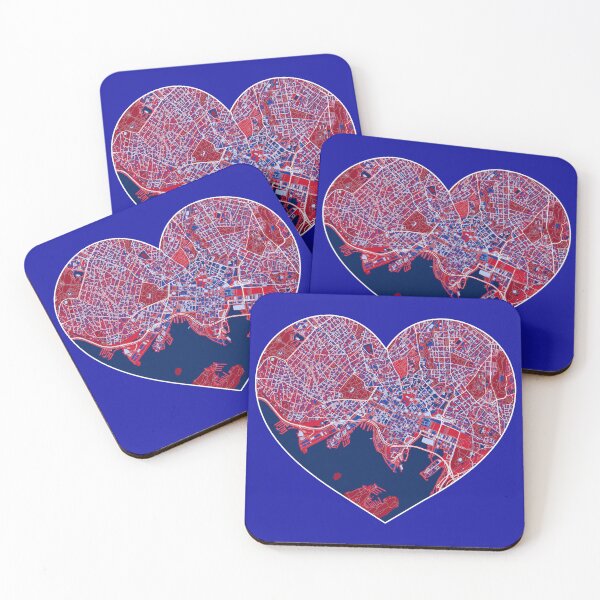 Item preview, Oslo Heart Map – Norwegian Football Inspired City Art designed and sold by BottleGnome.