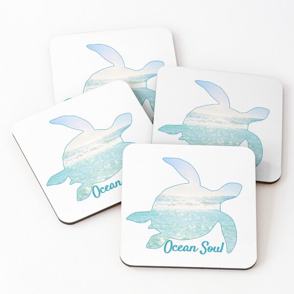 Item preview, Ocean Soul-Sea Turtle Silhouette Beach Design  designed and sold by RnIDesignd.