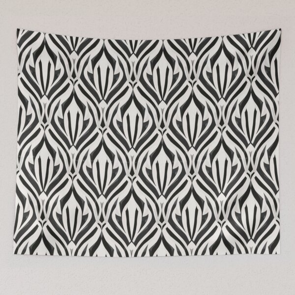 Item preview, Abstract Black and White designed and sold by PigmentPixel.