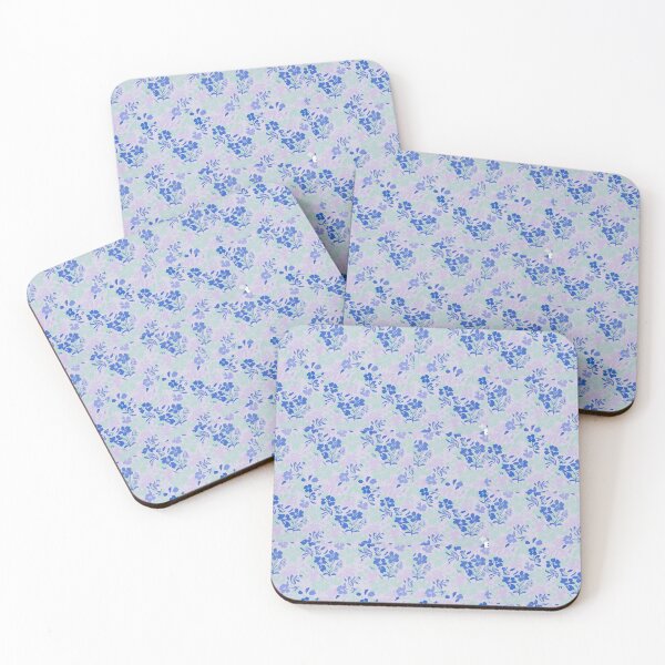 Item preview, Blue and Pastel Floral Spring Pattern designed and sold by Adrykcoop.