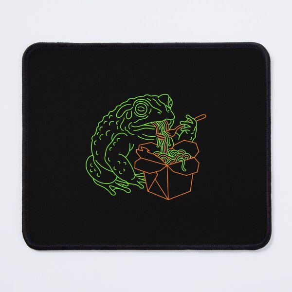 Item preview, Modern Neon Line Art Chubby Toad Ramen Pop Art designed and sold by DuckOddity.