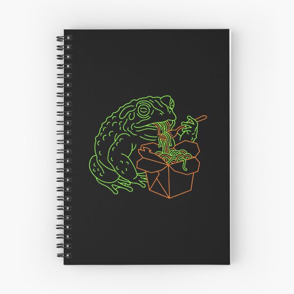 Item preview, Modern Neon Line Art Chubby Toad Ramen Pop Art designed and sold by DuckOddity.