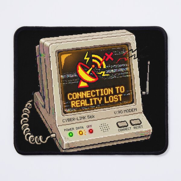 Item preview, Connection To Reality Lost Retro Internet Humor Design designed and sold by afarkar.