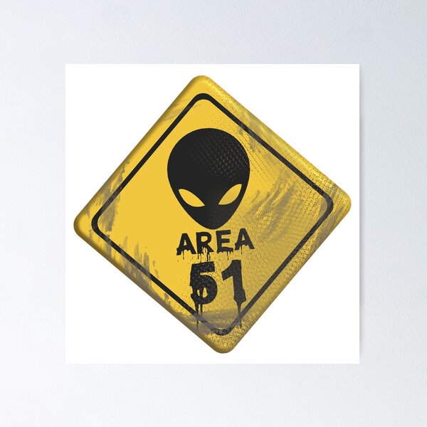 Item preview, Area 51 Sign designed and sold by Arturo Chan Cimé.
