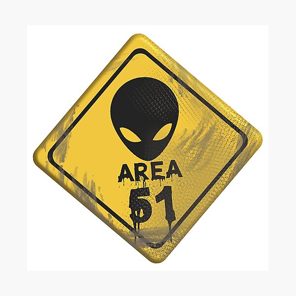 Item preview, Area 51 Sign designed and sold by Arturo Chan Cimé.
