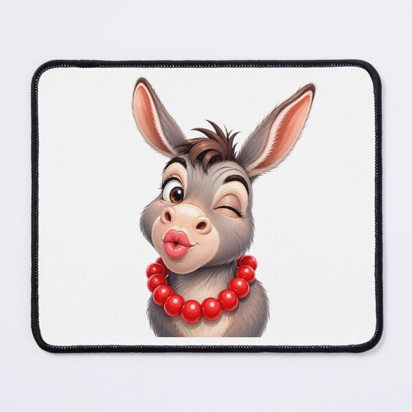 Item preview, Red Beads and Donkey Smiles designed and sold by KaSenArt26.