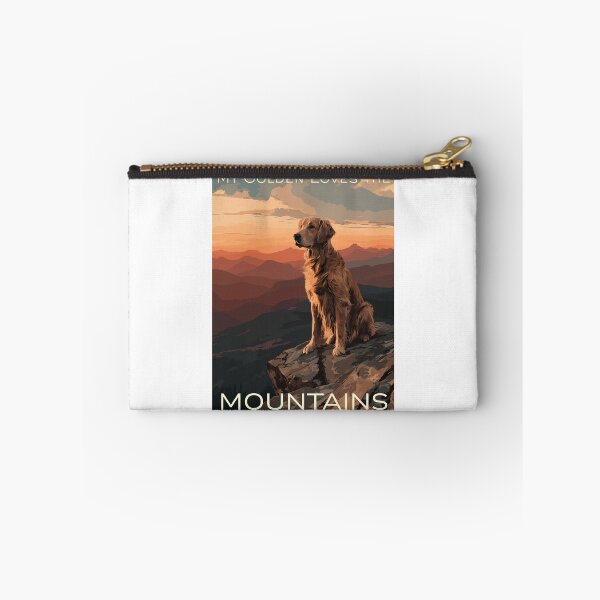 Item preview, My Golden Retriever Loves The Mountains designed and sold by HomeFarmPress.