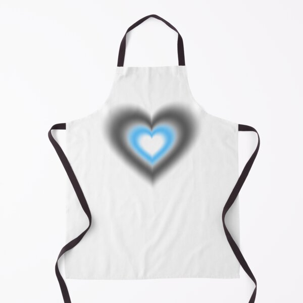 Item preview, Black and light blue blurry hearts designed and sold by serenebookworm.