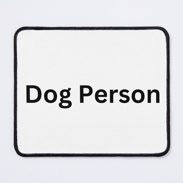Item preview, Dog Person Simple Typography Design designed and sold by ModernMoodCo.