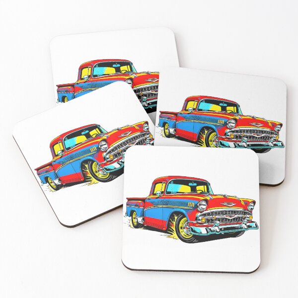 Item preview, Retro 1950s Custom Pickup Truck Vintage Pop Art Illustration designed and sold by rgagliardi2017.