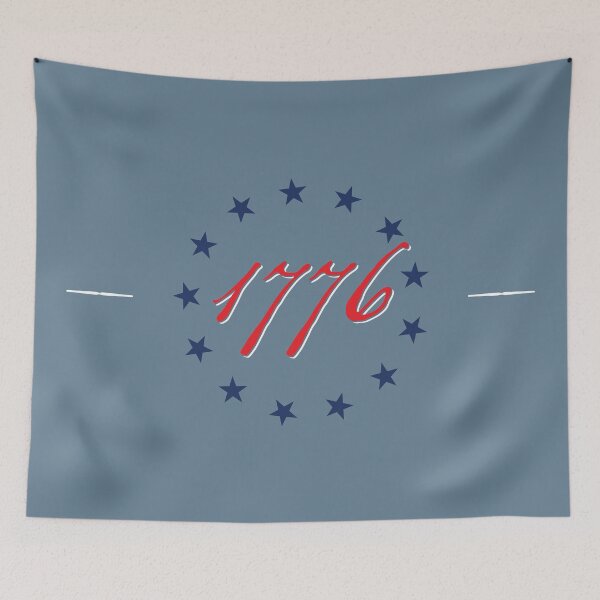 Item preview, Vintage 1776 Thirteen Stars Logo T-Shirt - American Revolution Apparel designed and sold by G - supply.