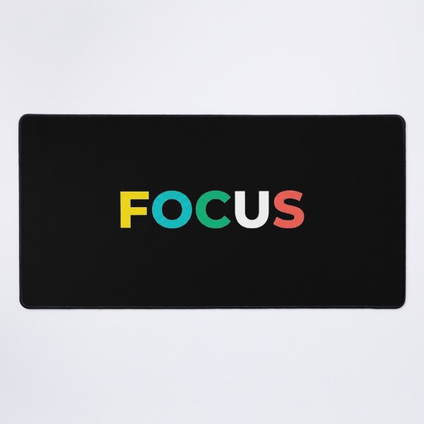 Item preview, Stay Focused Colorful Quote Design | Minimalist Success Mindset Typography designed and sold by No Excuses .