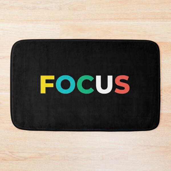 Item preview, Stay Focused Colorful Quote Design | Minimalist Success Mindset Typography designed and sold by No Excuses .