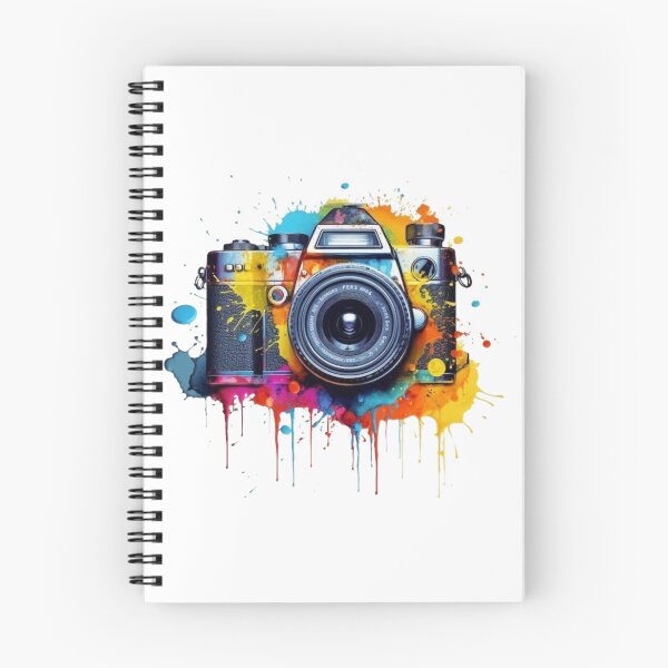 Item preview, Vintage Camera Watercolor Splash - Colorful Photography Art designed and sold by gokhanuzen.