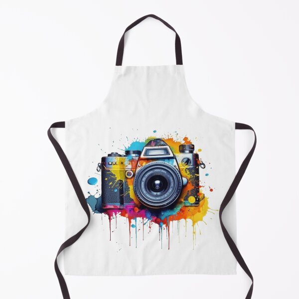 Item preview, Vintage Camera Watercolor Splash - Colorful Photography Art designed and sold by gokhanuzen.