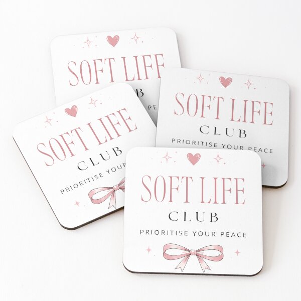 Item preview, Soft Life Club Prioritise Your Peace designed and sold by NatashaBurrows.