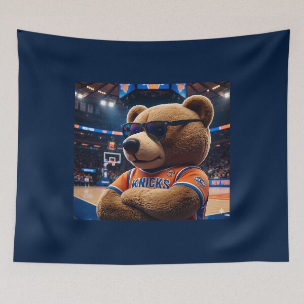 Item preview, Cool bear loves Knicks  designed and sold by LuckyNSleven.