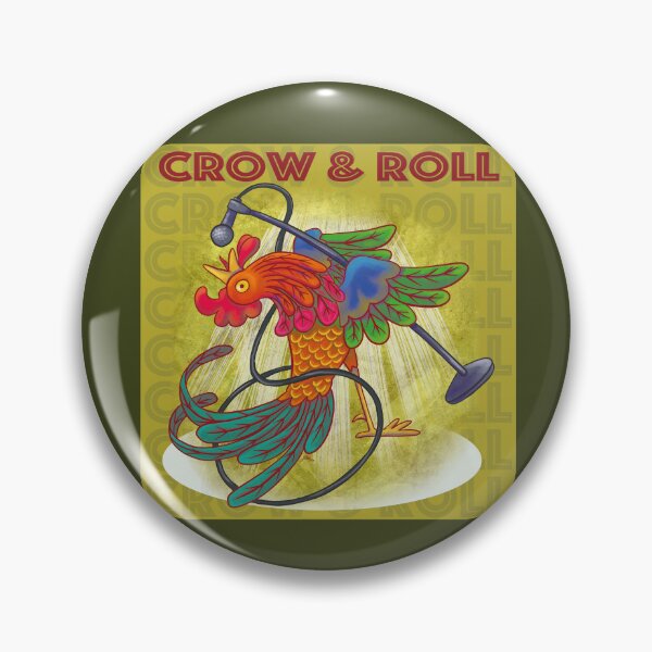 Item preview, Crow and rollo rooster singing designed and sold by Konopikyu.