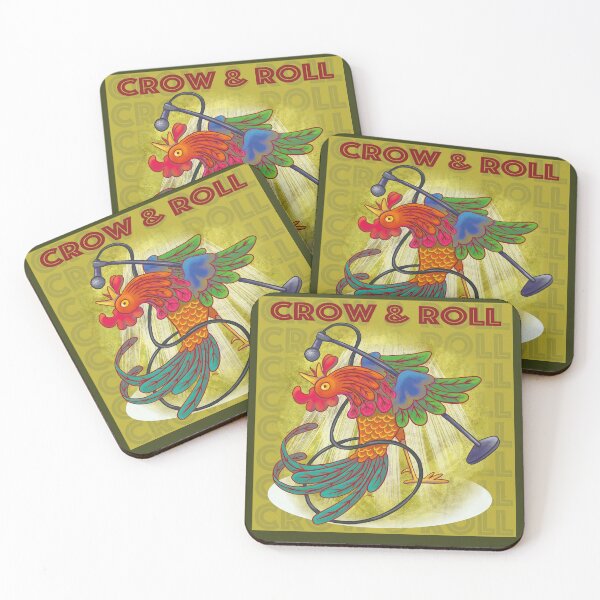 Item preview, Crow and rollo rooster singing designed and sold by Konopikyu.