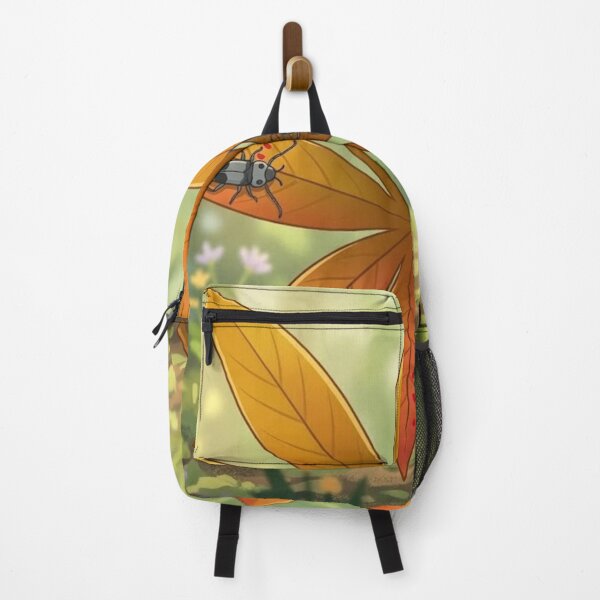 Item preview, Whimsical Autumn Leaf and Beetle Illustration designed and sold by AirCrayons27.