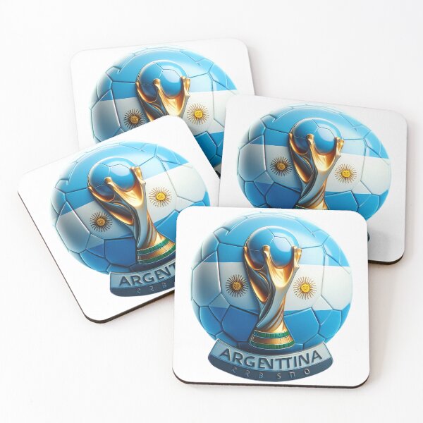 Item preview, Sky Blue Champions Inspired Football Crest – South America Style Badge designed and sold by aminesez22.