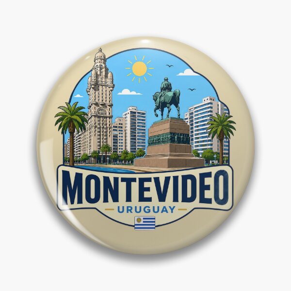 Item preview, Montevideo, Uruguay Cityscape designed and sold by Myra365Art.