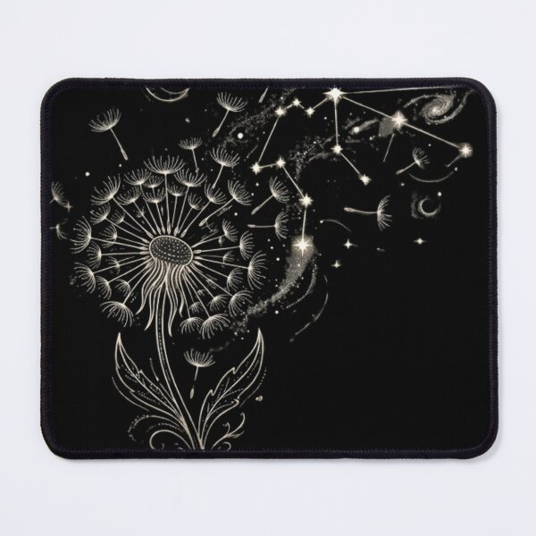 Item preview, Aquarius Zodiac Dandelion Constellation Celestial Art designed and sold by SilentFlower.