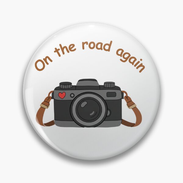 Item preview, On The Road Again - Vintage Camera Illustration designed and sold by Inka Moon Design.