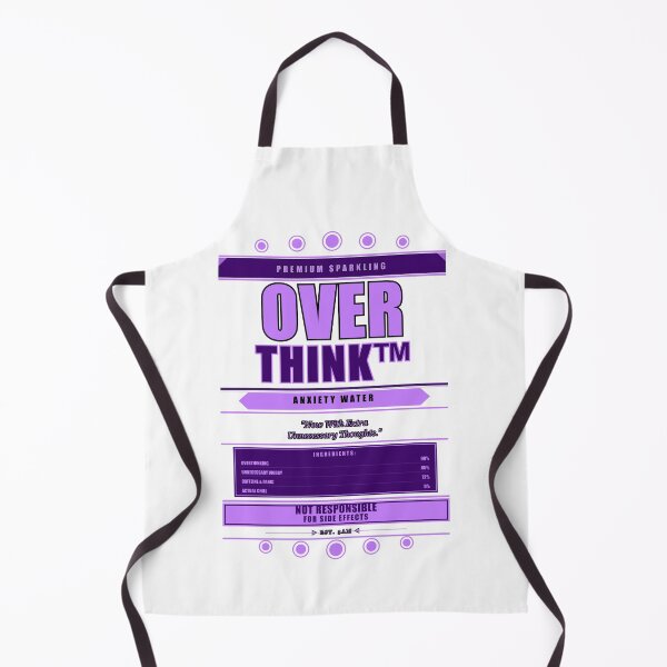 Item preview, Overthink Premium Sparkling Anxiety Water Funny Gift designed and sold by Mega-Shopping.