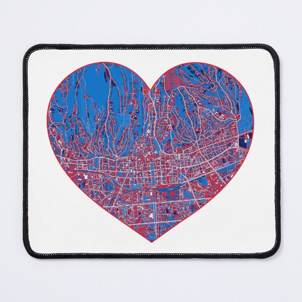 Item preview, Zagreb Heart Map – Croatian Football Inspired City Art designed and sold by BottleGnome.
