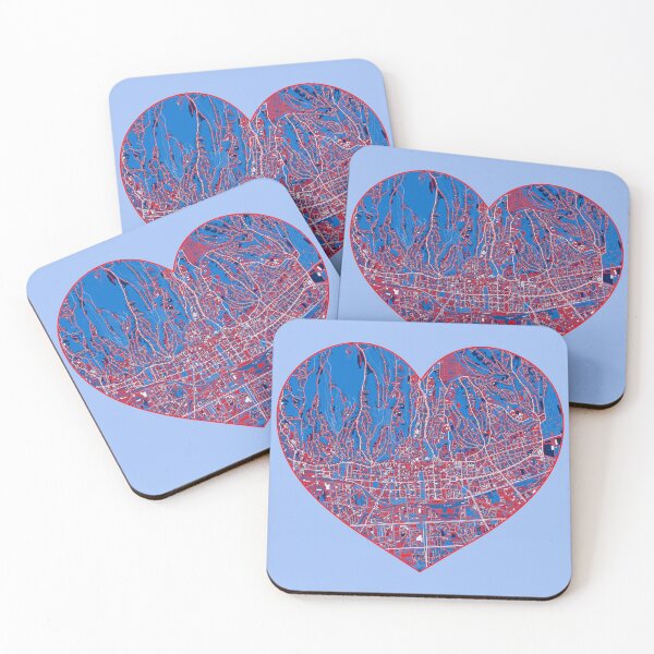 Item preview, Zagreb Heart Map – Croatian Football Inspired City Art designed and sold by BottleGnome.