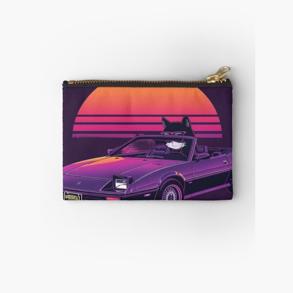 Item preview, Synthwave Cat Driving Retro Sports Car designed and sold by ItzLacarth.