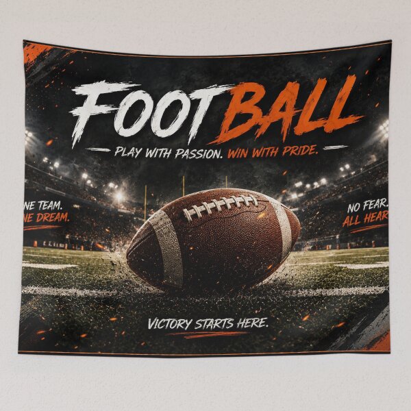 Item preview, American Football Victory Starts Here Sports designed and sold by Fei Long Design Hub.