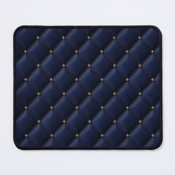 Item preview, Royal Blue Quilted Diamond Pattern – Luxury Tufted Faux Leather Texture designed and sold by Ve state official.