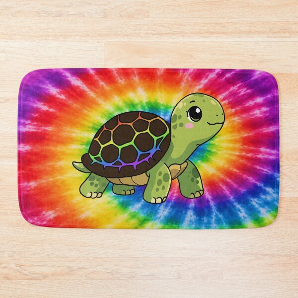 Item preview, Cute Rainbow Pride Tortoise | Kawaii LGBTQ+ Tie Dye designed and sold by velvetearth.