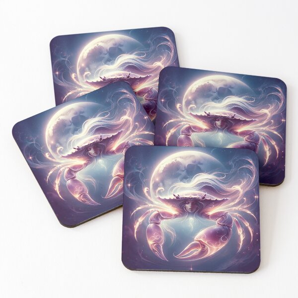 Item preview, Celestial Cancer – Zodiac Sign Cosmic Crab designed and sold by UmSkelig834.