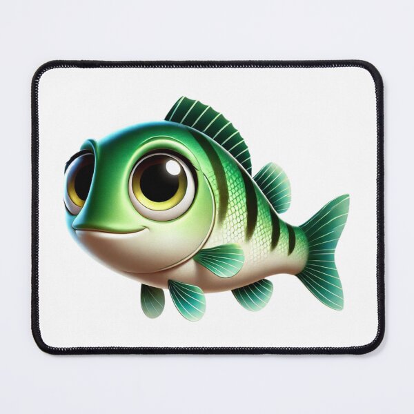 Item preview, Adorable Guadalupe Bass Fish designed and sold by Sillytoe.
