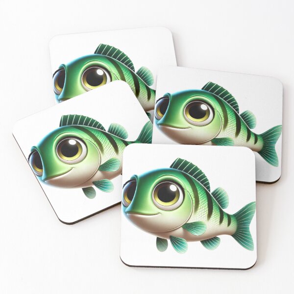 Item preview, Adorable Guadalupe Bass Fish designed and sold by Sillytoe.