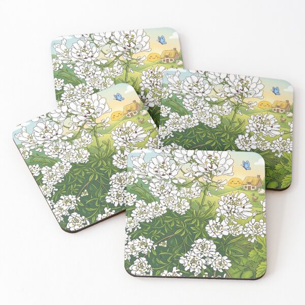 Item preview, Whimsical Candy Tuft Garden Illustration designed and sold by AirCrayons27.