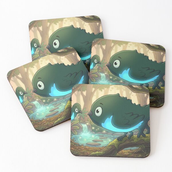 Item preview, Whimsical Forest Friends: The Glowing Duo designed and sold by AirCrayons27.
