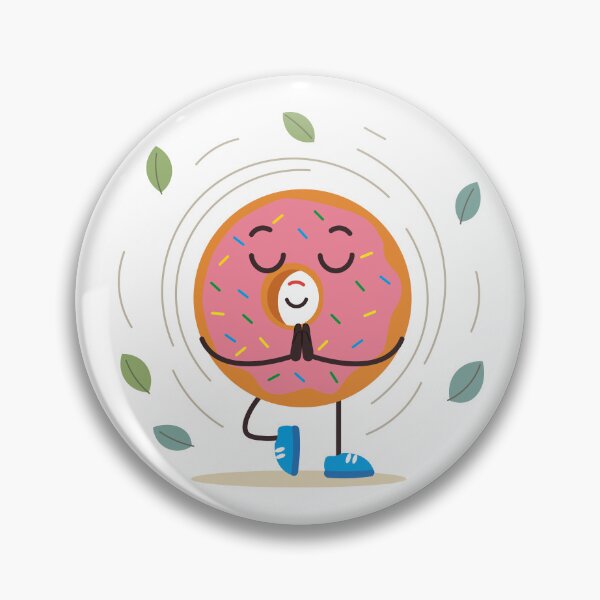 Item preview, Pink Frosted Yoga Donut designed and sold by BetweenForms.