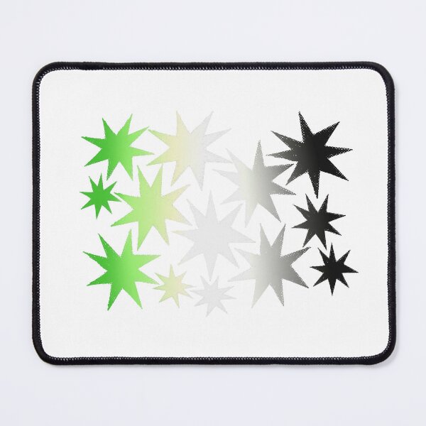 Item preview, Aromantic Pride Stars - Gradient Star Cluster Sticker | LGBTQ Pride Art designed and sold by ghostieking.