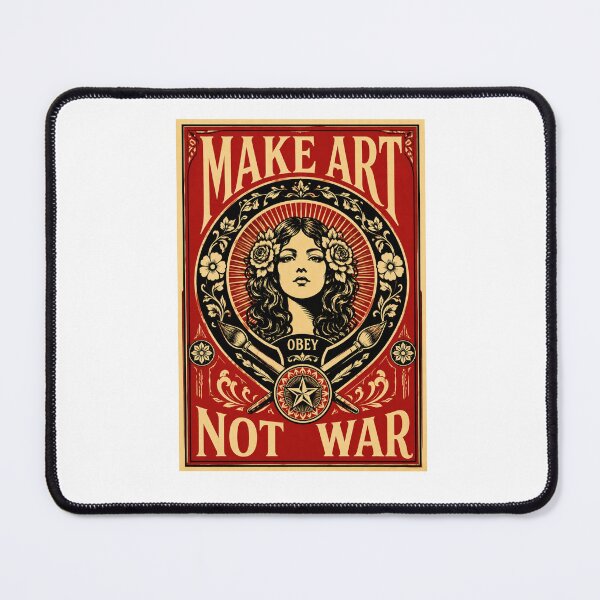 Item preview, Make Art Not War | New Design Make Art OBEY Not War designed and sold by Maroaly.