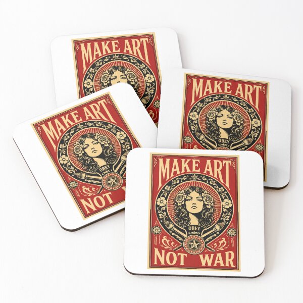 Item preview, Make Art Not War | New Design Make Art OBEY Not War  designed and sold by Maroaly.
