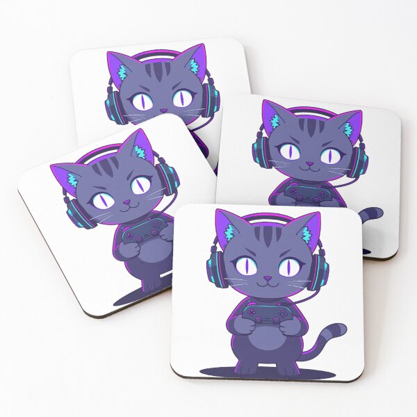 Item preview, Gaming Cat Controller designed and sold by PurrfectClubArt.