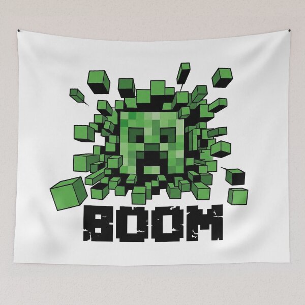 Item preview, Retro Pixel Block Explosion Art designed and sold by Thompika.