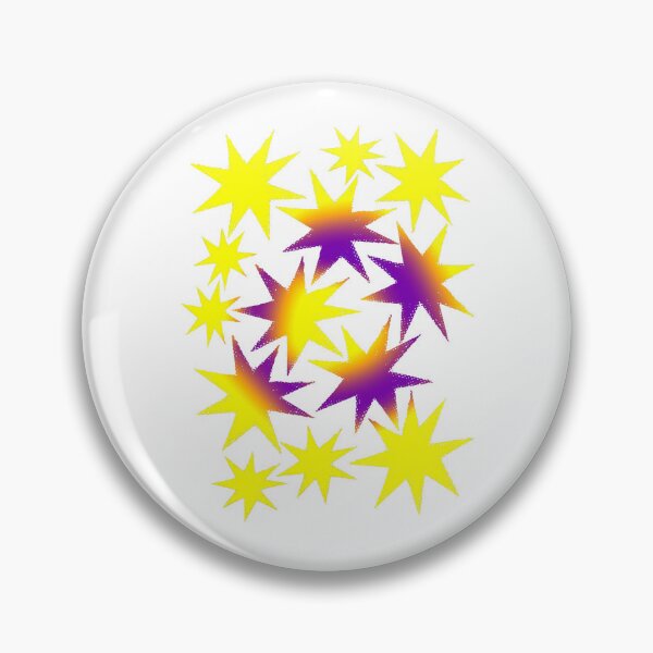 Item preview, Intersex Pride Stars - Gradient Star Cluster Sticker | LGBTQ Pride Art designed and sold by ghostieking.