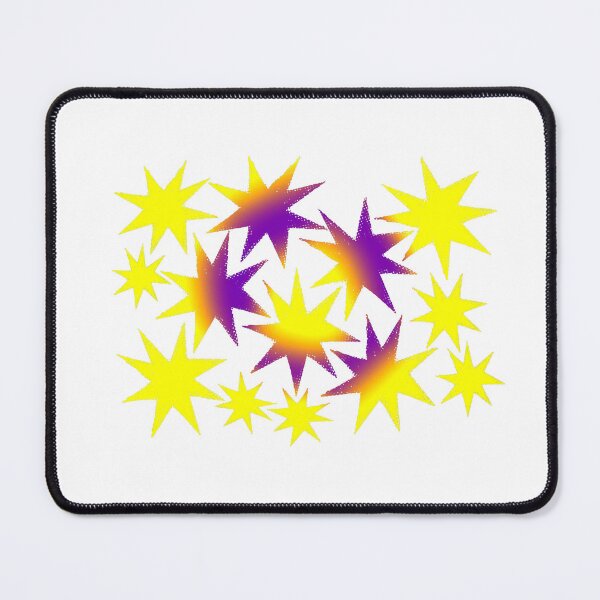 Item preview, Intersex Pride Stars - Gradient Star Cluster Sticker | LGBTQ Pride Art designed and sold by ghostieking.